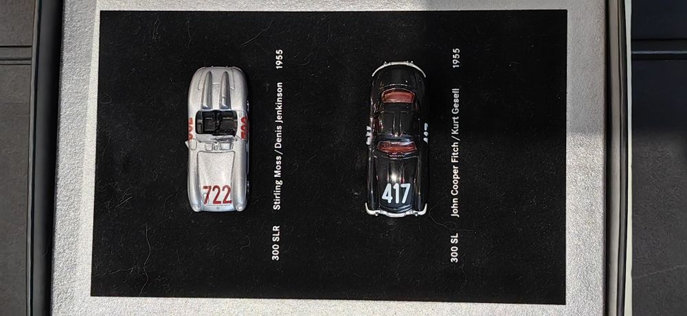 3x zestaw Mercedesów SEC CL S 300SL 300SLR 1/87