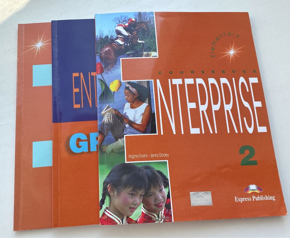 Enterprise 2 Elementary, Coursebook, Workbook, Grammar book