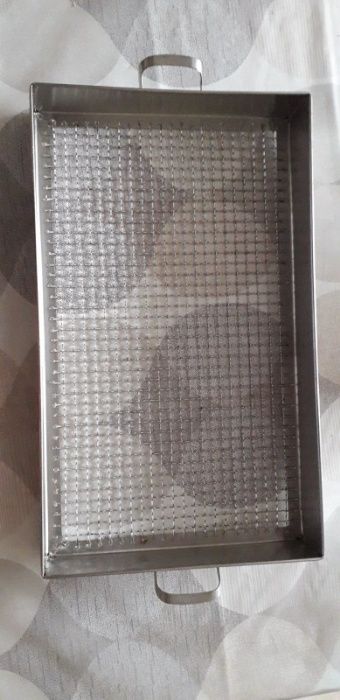 tabuleiro inox escorredor