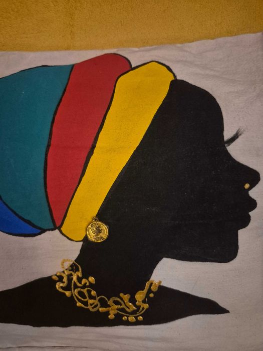 2 poszewki na poduszki z motywem afrykańskim