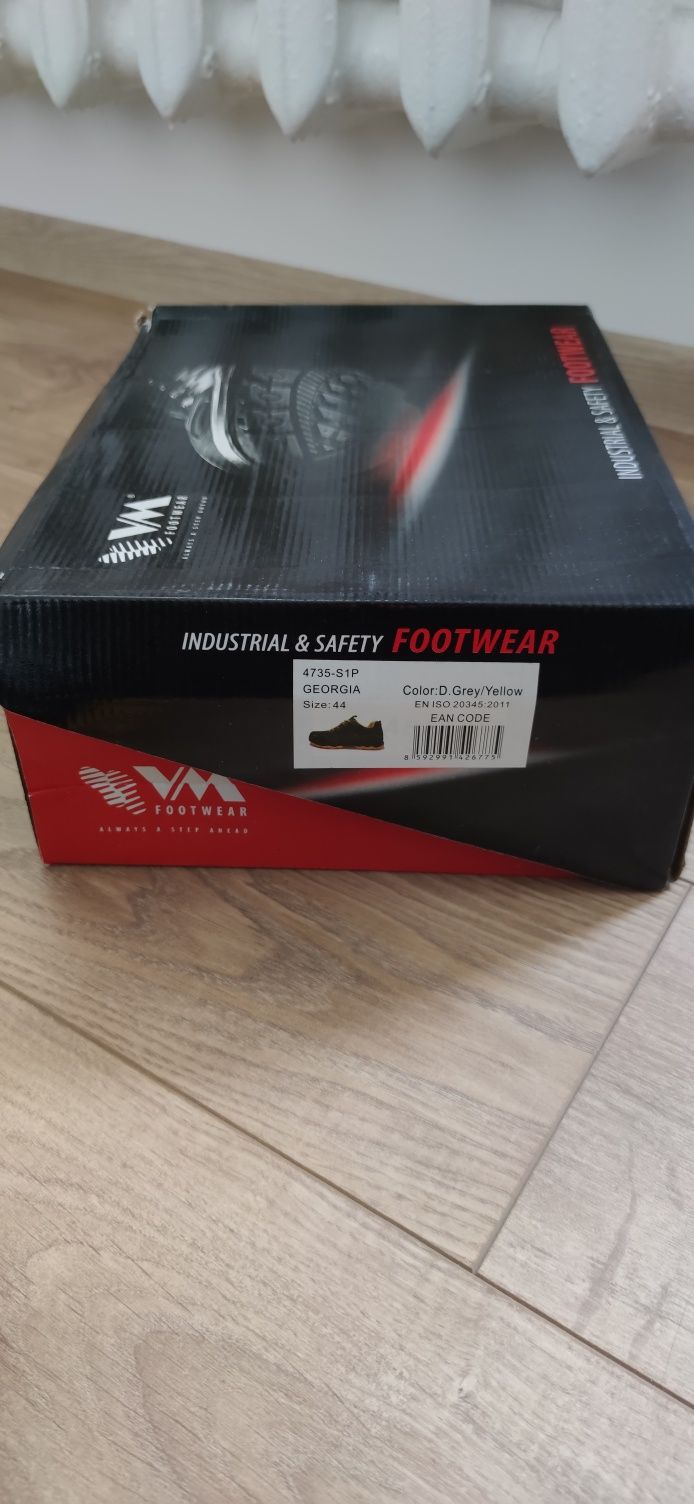 Nowe z metką obuwie robocze półbuty VM Footwear 4735-S1P GEORGIA r.44