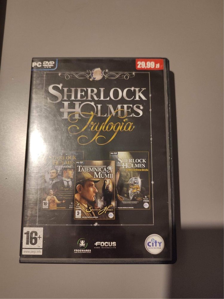 Sherlock Holmes Trylogia gra PC