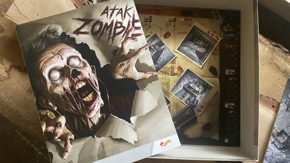 Atak zombie - gra planszowa - jak nowa SUPER CENA