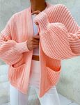 Hitowy sweter kardigan marki Bocca pomarańczowy . Rozmiar uniwersalny