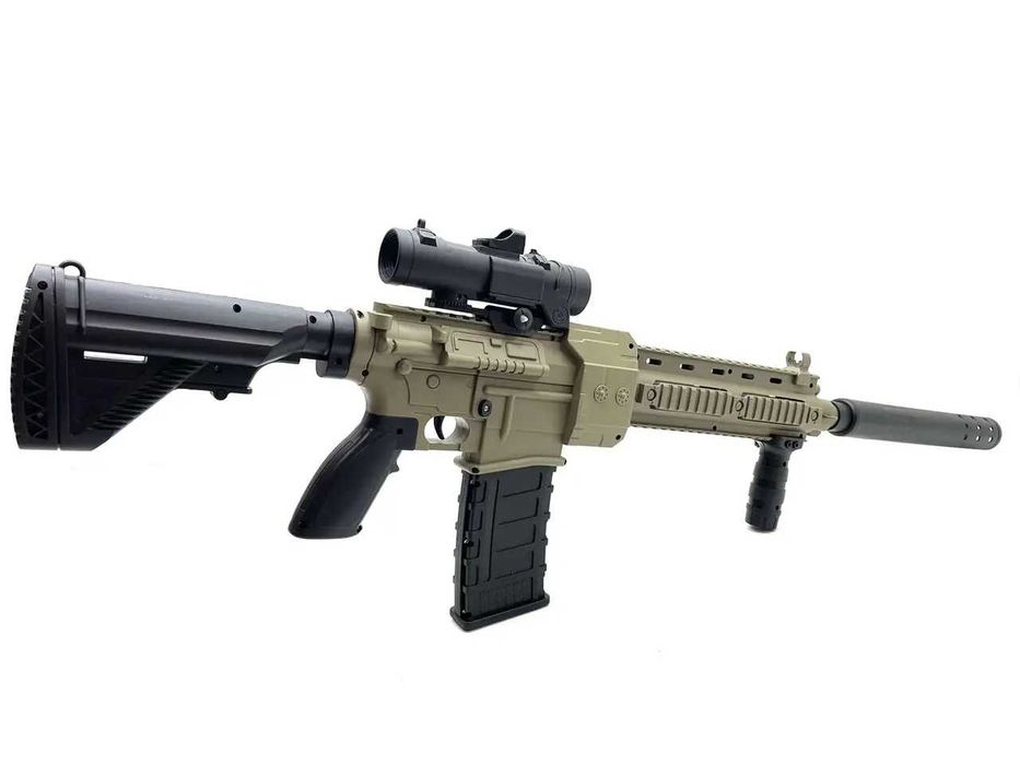 Автомат SHELL М 416 автоматичний тип дії, акумулятор, приціл