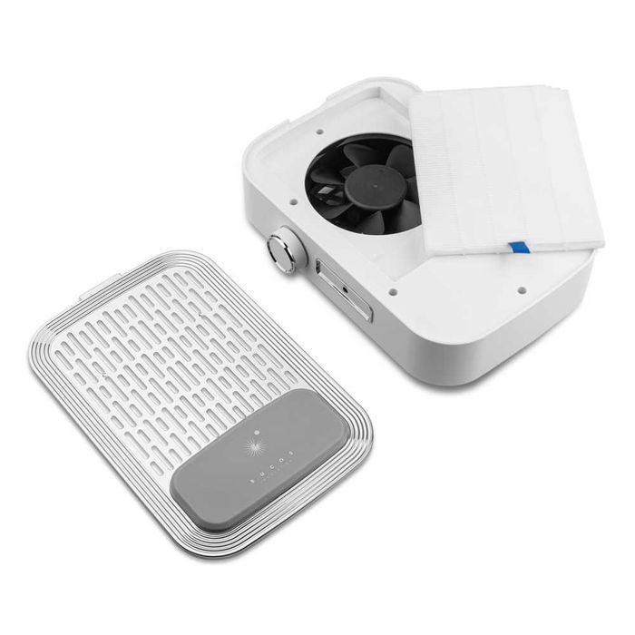 Витяжка манікюрна Bucos Cyclone V3-B з НЕРА-фільтром і акумулятором