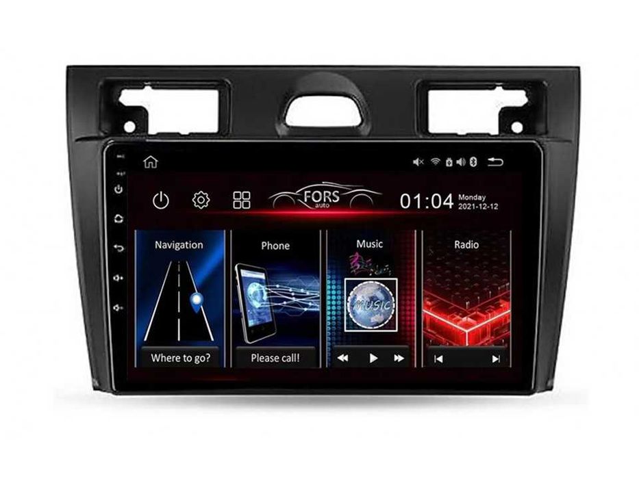 Radio samochodowe Android Ford Fiesta (9") 2006.-2011