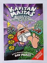 Kapitan majtas dav pilkey wielką bitwa z zasmarkanym cyborgiem XX305