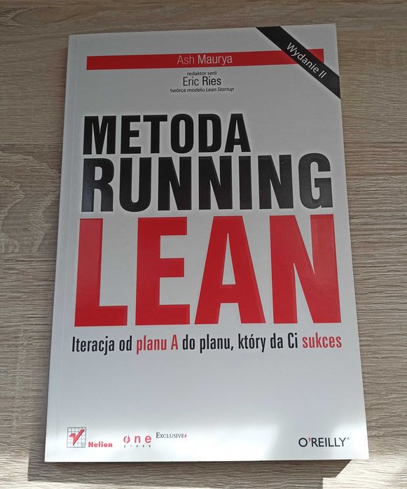 Metoda Running Lean - Ash Maurya. Wyd. II. JAK NOWA, UNIKAT