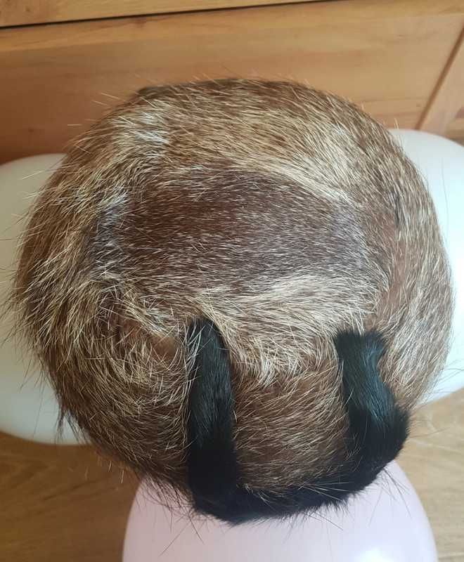 Czapka i kołnierz z nutrii