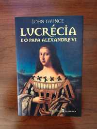 Livro de John Faunce "Lucrécia e o Papa Alexandre VI"