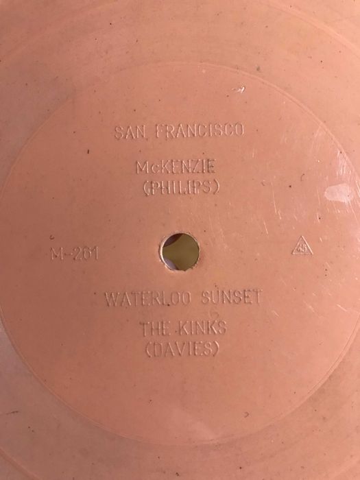 Pocztówka dźwiękowa PRL McKenzie San Francisco Kinks Waterloo Sunset