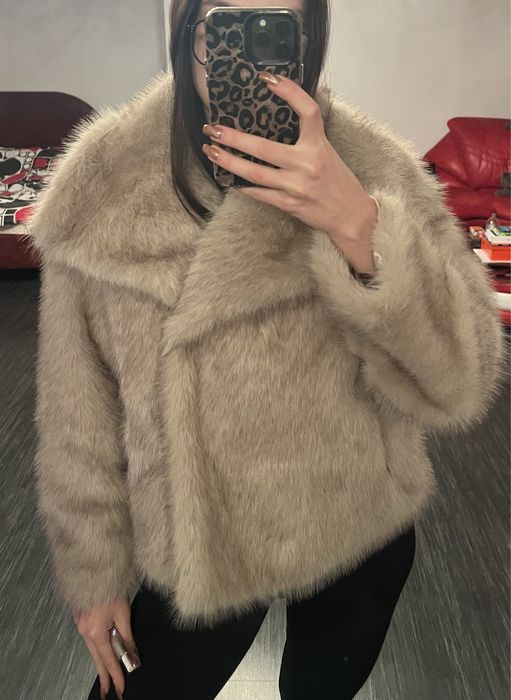 Еко шуба ZARA/Еко хутро