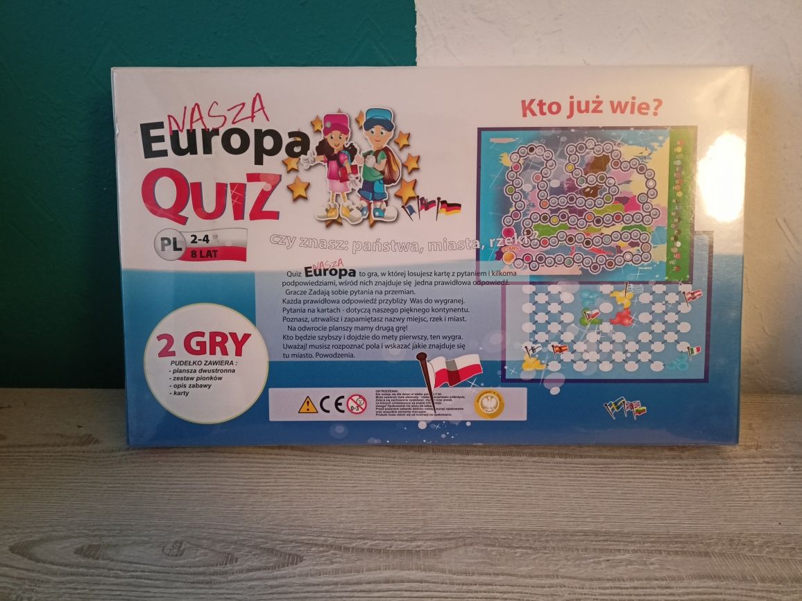 Gra edukacyjna Nasza Europa quiz