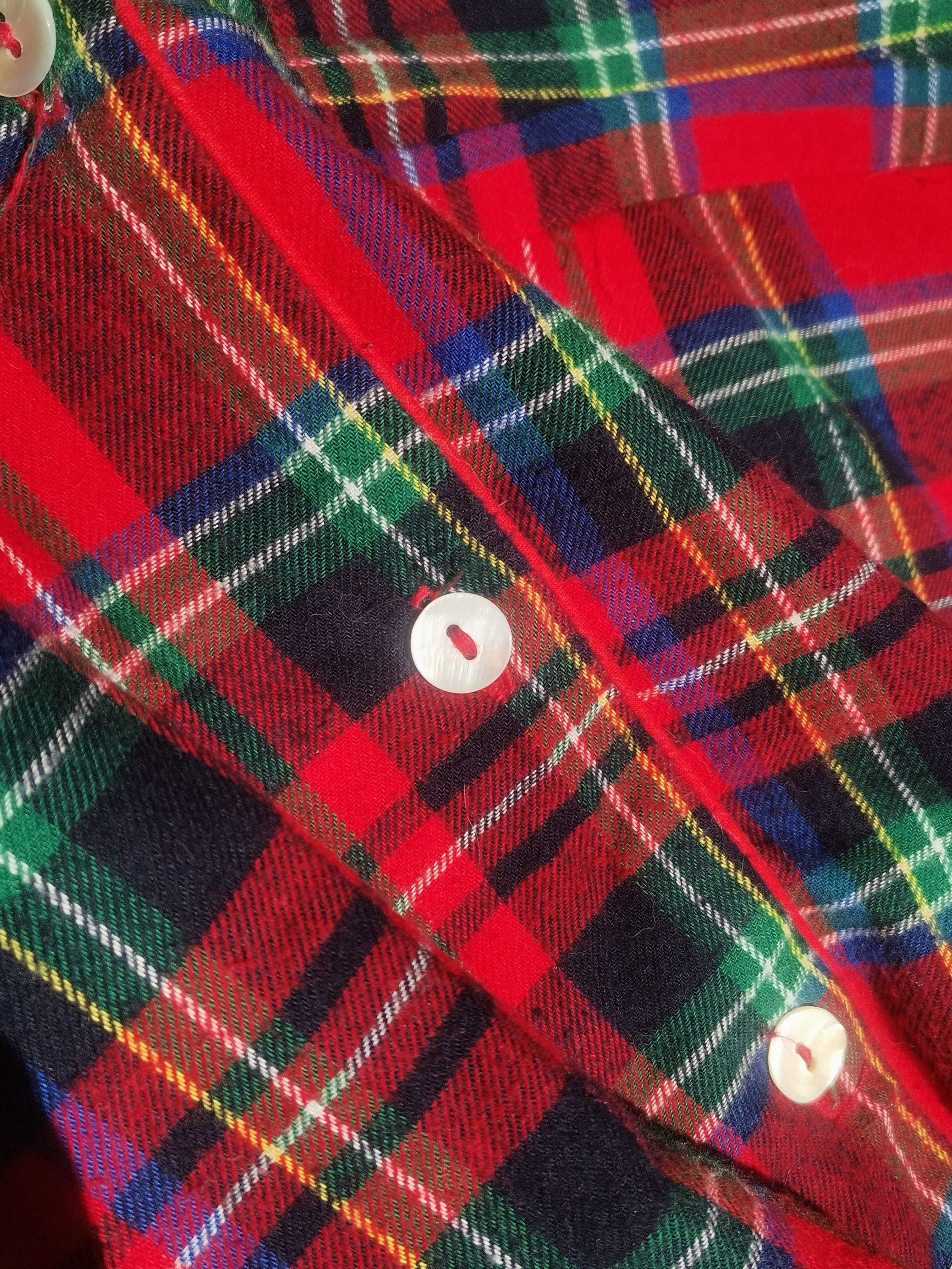 Pijama plad flanela vermelho e verde XL woman's secret
