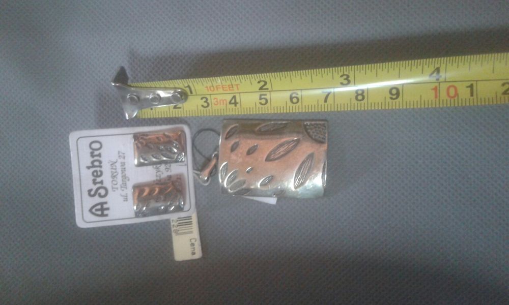 Kolczyki i zawieszka