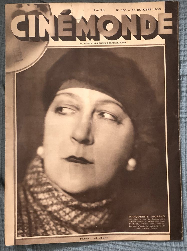 Revistas cinémonde anos 30