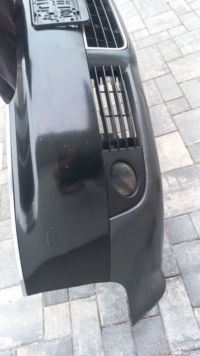 Audi a6 c5 lift 01-05 zderzak przód przedni czarny lz9w
