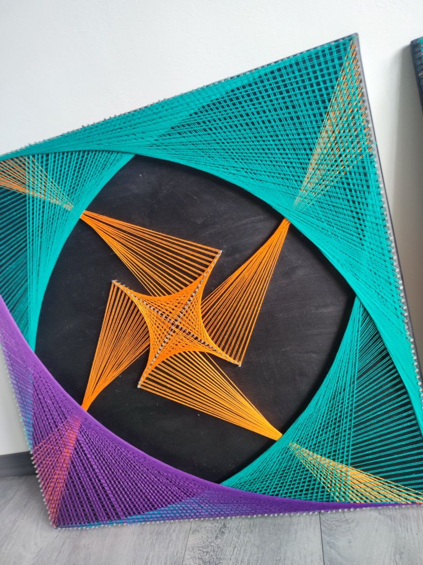 Obraz w technice String Art 
Mam do sprzedania obraz wykonany w techni