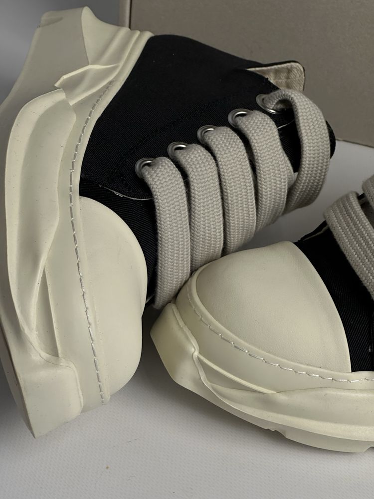 Rick Owens Ramones jumbo lace laces abstract кеди кросівки кросовки 43