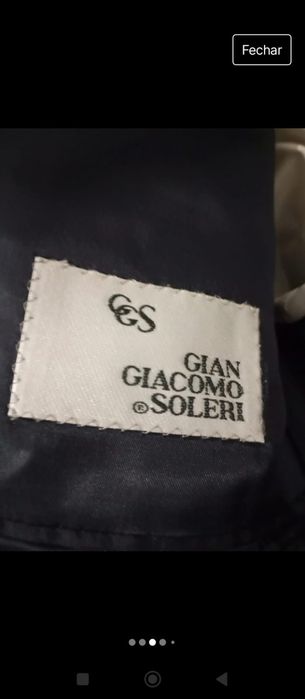 Blazer Gian Giacomo Soleri Tamanho XL