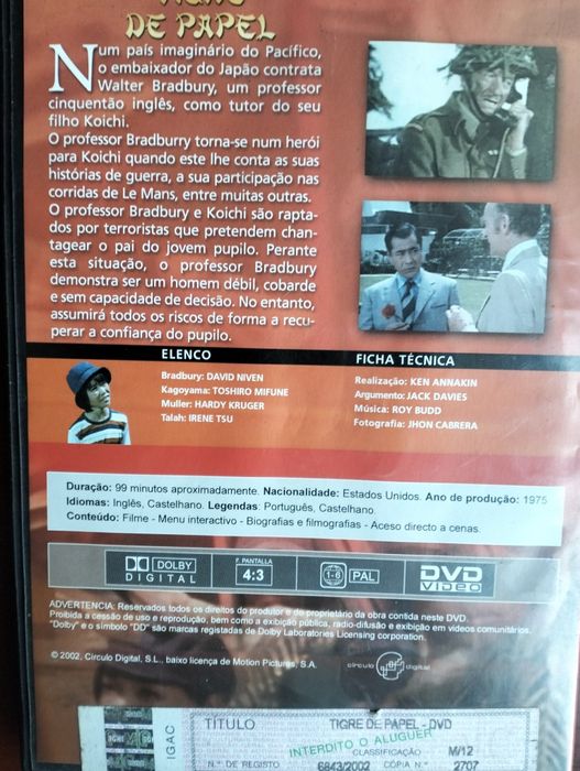 DVD Tigre de Papel
