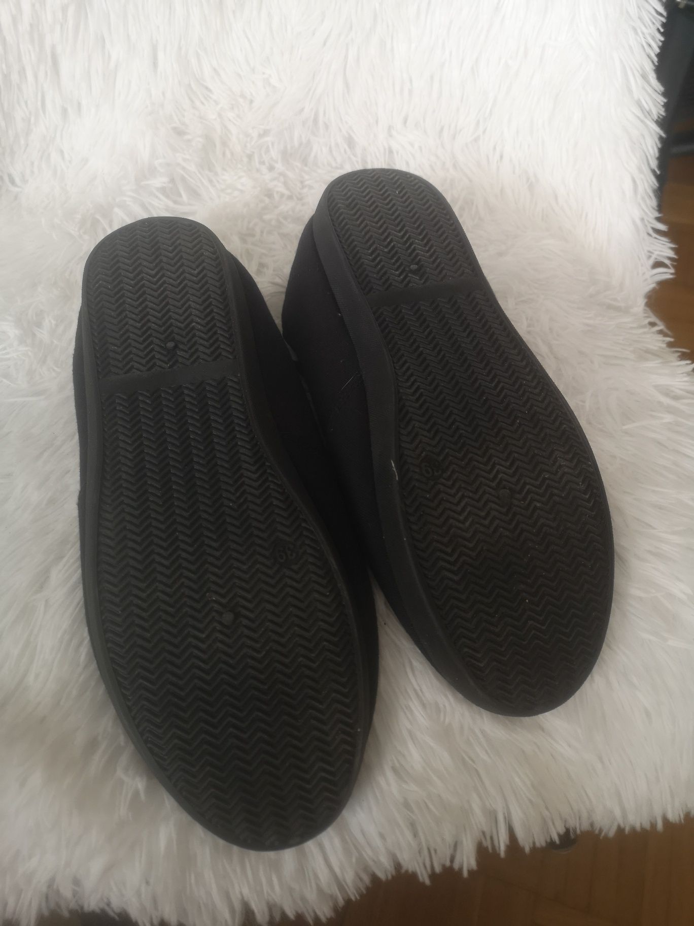Czarne trampki nowe