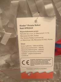 Piniata robot kinder + naklejki