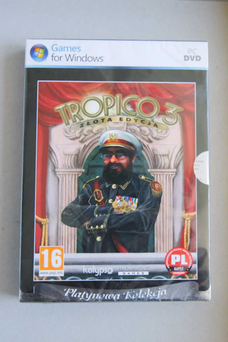 Tropico 3 PC Platynowa Kolekcja, Złota Edycja Nowa w folii KOLEKCJONER