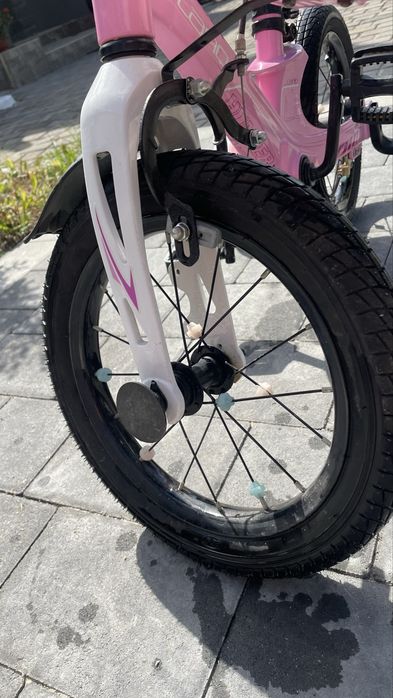 Велосипед для дівчинки 14 дюймів - 2-5 років.