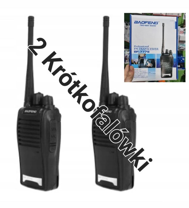 Krotkofalowka 2szt Walkie Talkie Sklep Gwarancja