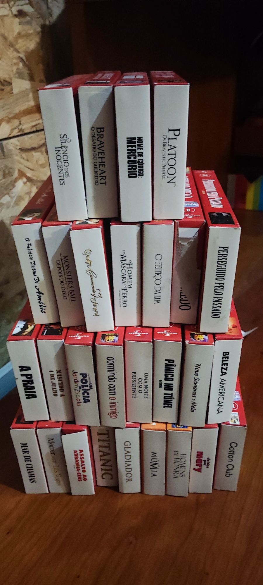 Filmes VHS 24 Cassete