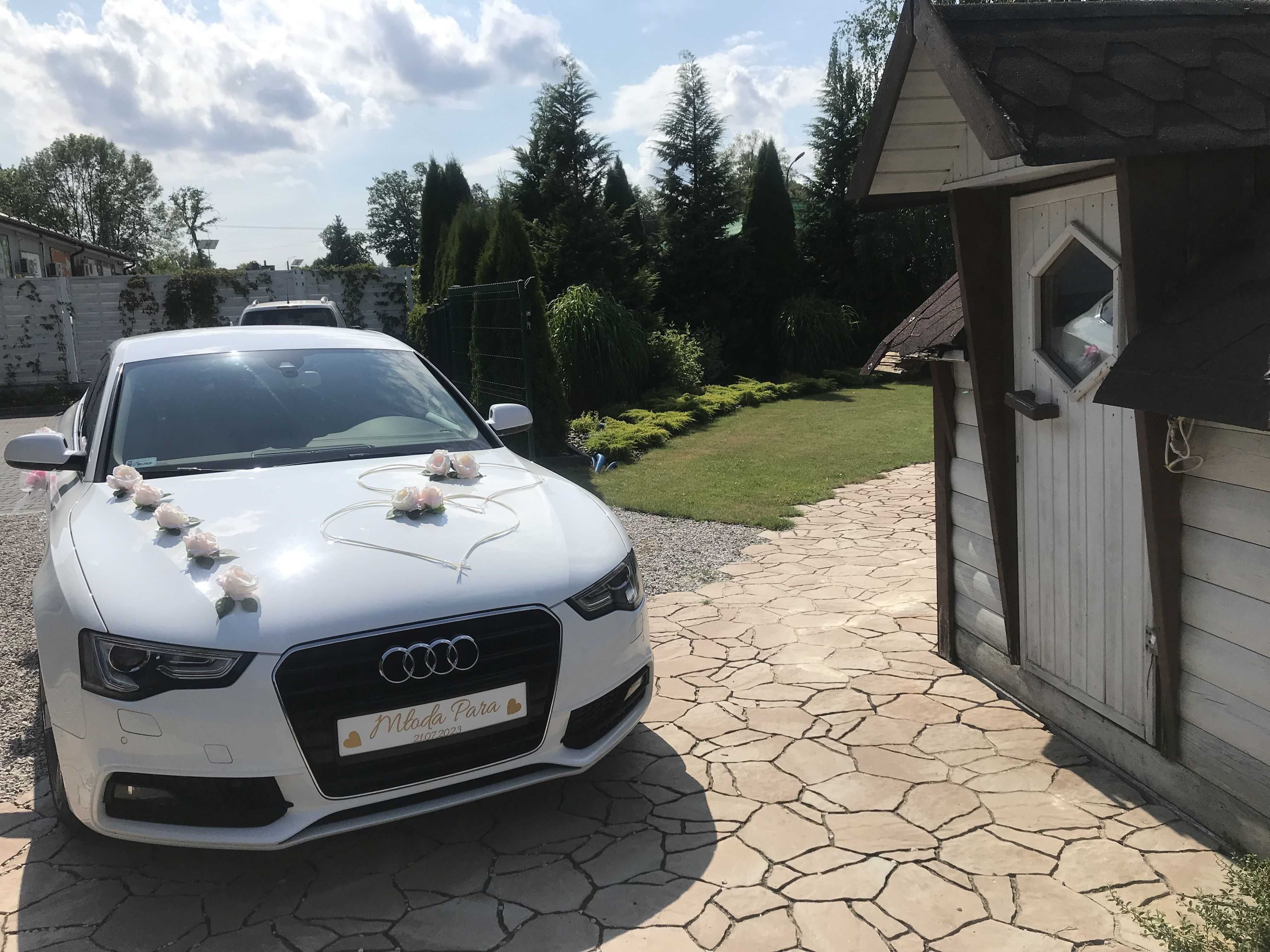 auto do ślubu Audi A5 S-line samochód na wesele