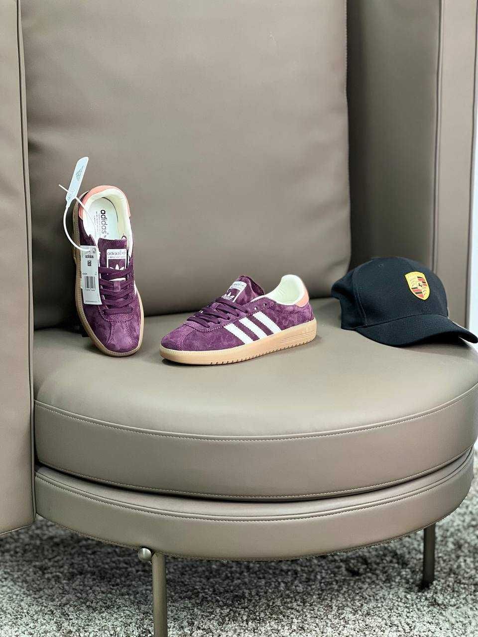 !SALE! Adidas Originals Bermuda Burgundy White 35 36 37 38 39 40 41