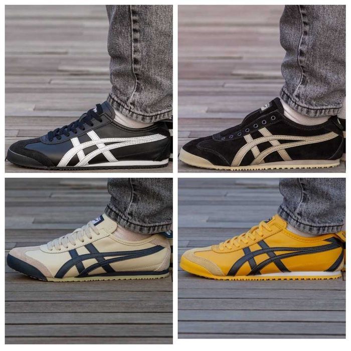 Кожаные кроссовки Asics Onitsuka Tiger Mexico 66 асикс оницука (36-45)