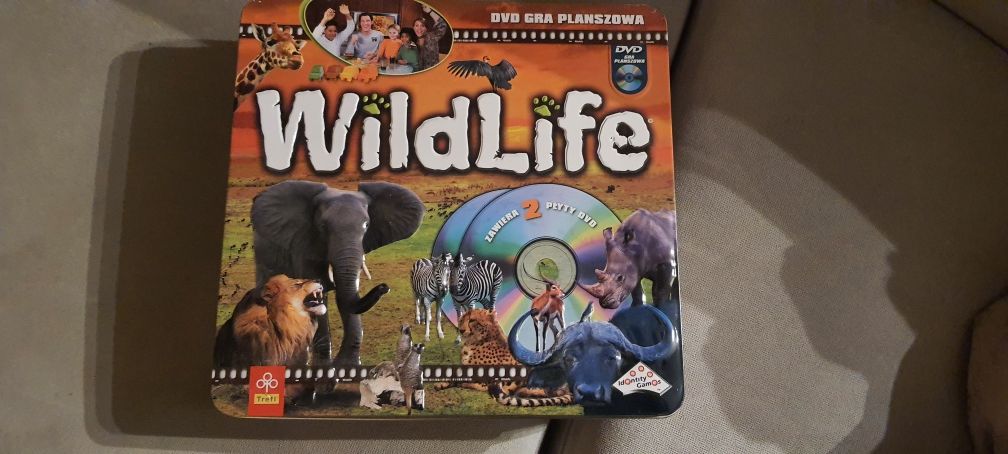 Gra planszowa DVD WildLife w blaszanym pudełku Trefl