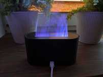 Nawilżacz Powietrza z Kolorowym Płomieniem | USB | LED Flame Mist |