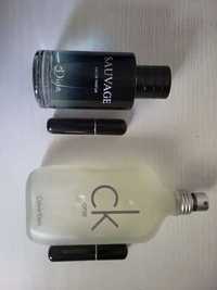 Zestaw 2 perfumetek 5ml Dior Sauvage i Calvin Klein One