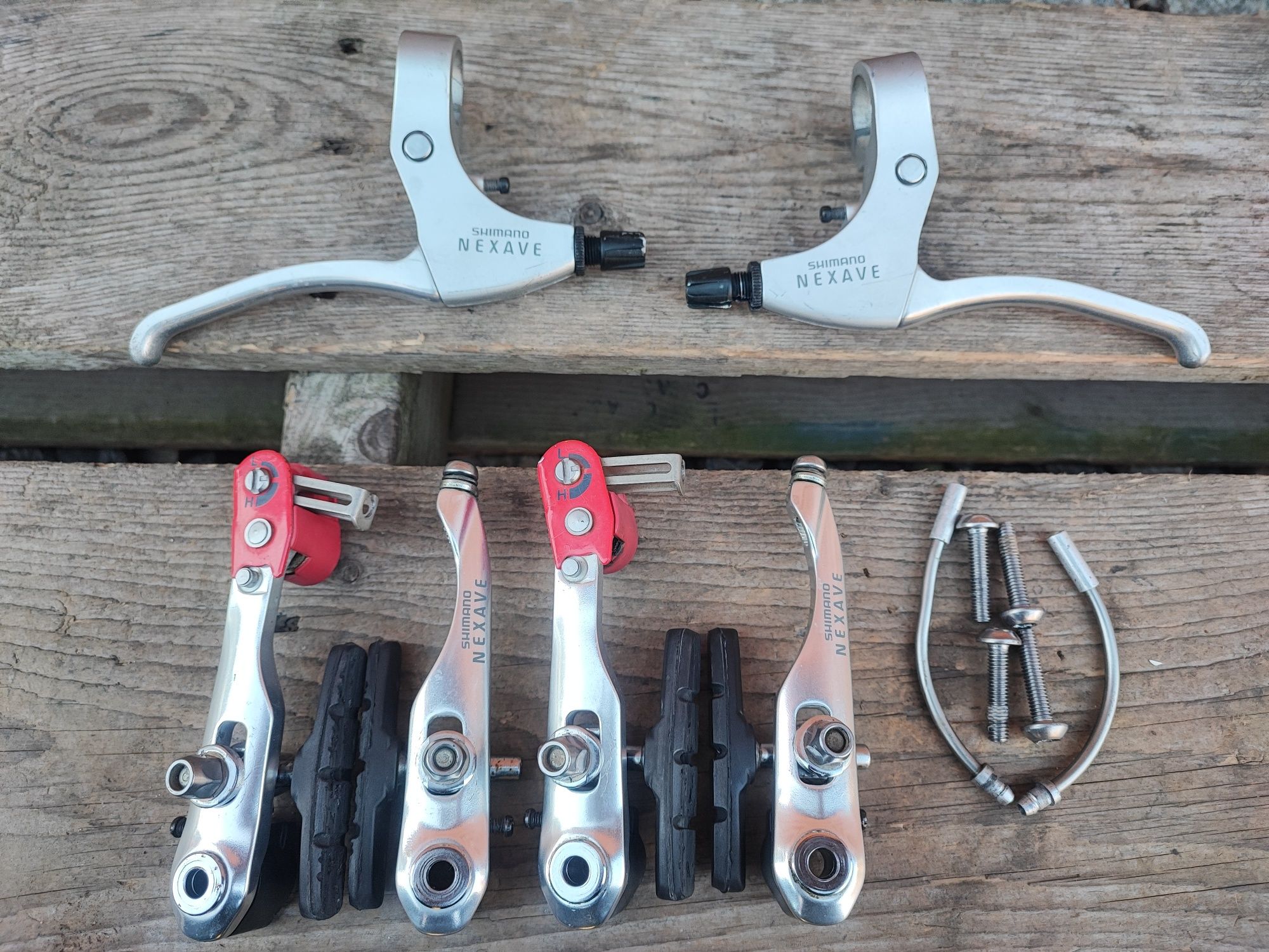 Klamki i hamulce vbrake Shimano Nexave retro mtb Deore