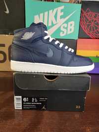 Buty Nike Air Jordan 1 High Retro GS Midnight Navy 39 EU 24.5 cm aj1