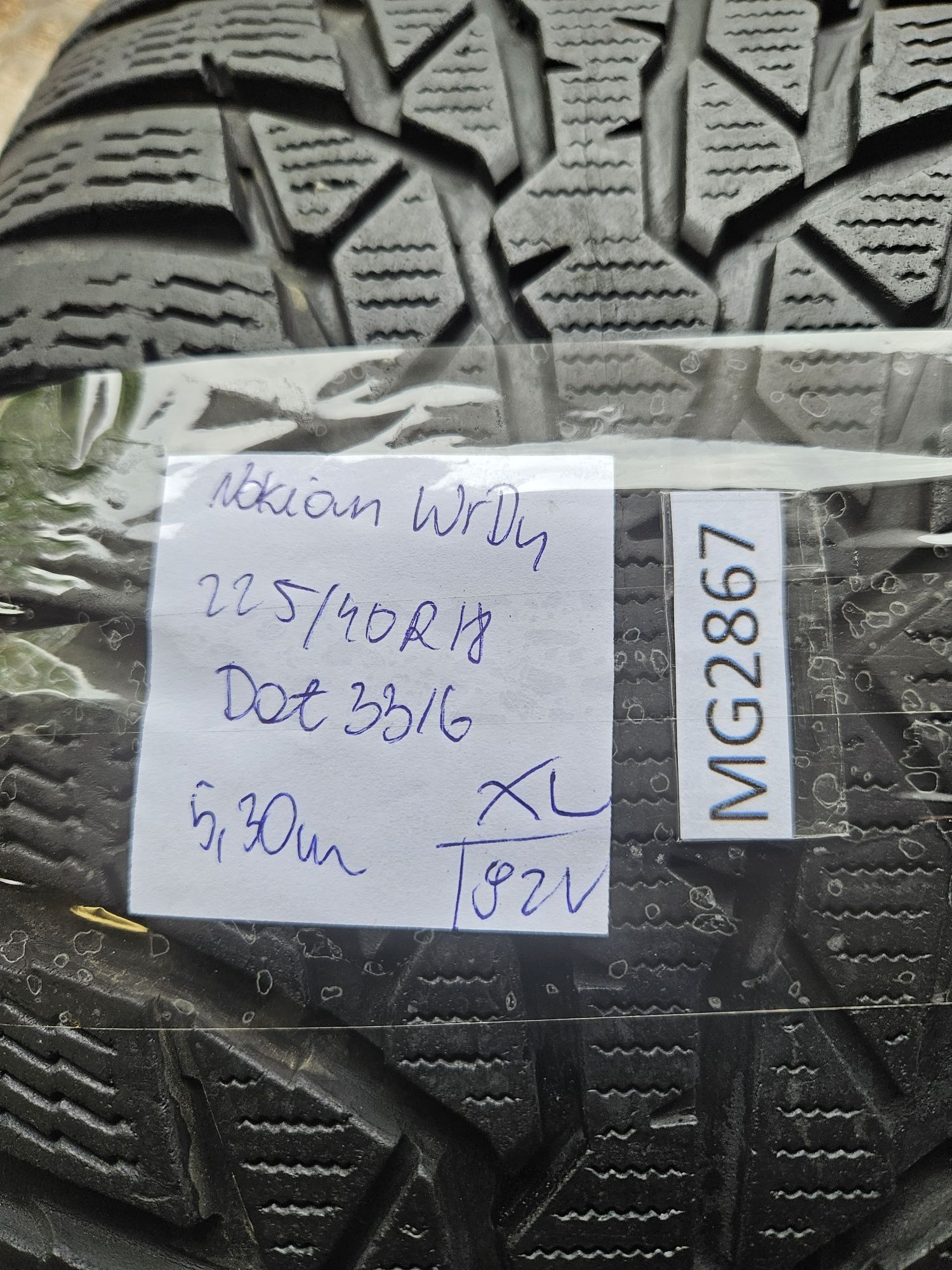 Nokian 225/40 r18 WR D4 /// 5,3mm!!! Wysyłka