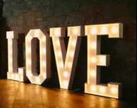 Led LOVE ślub wesele dekoracje oświetlenie napis