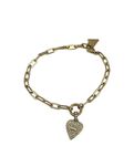 Bransoletka marki GUESS JUBB03250JWYGS ze stali szlachetnej serduszko