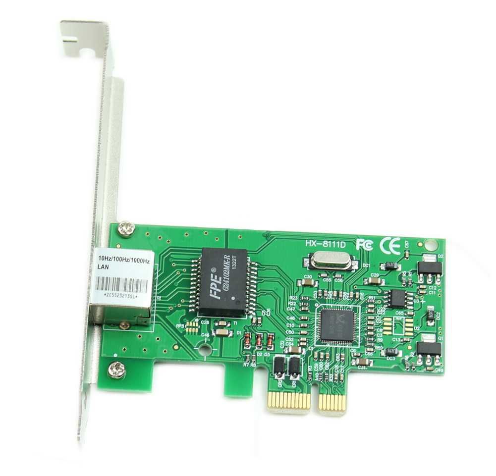 Placa Rede RJ45 PCI-E Gigabit Ethernet 1000 Mbps