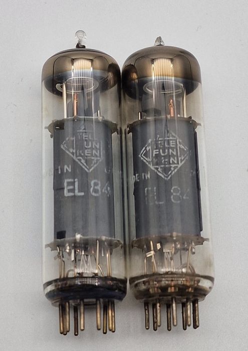 Lampy Telefunken EL84 dobrana para