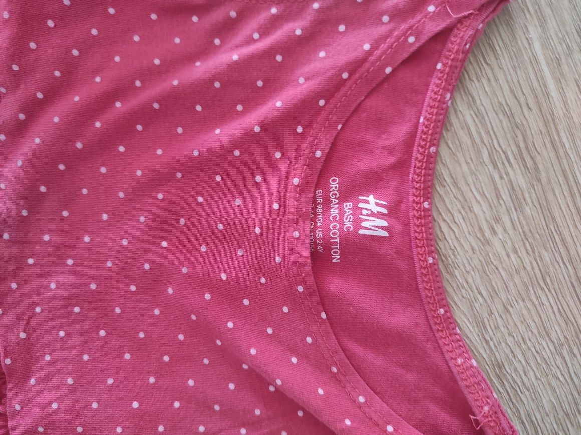 Sukienka H&M 98/104 zestaw sukienek na 2-3 lata bawełna