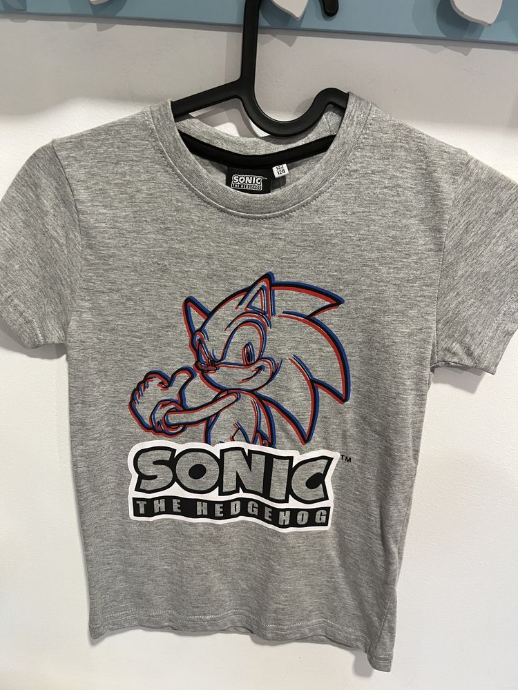 Tshirt koszulka z krótkim rękawem Sonic r. 116