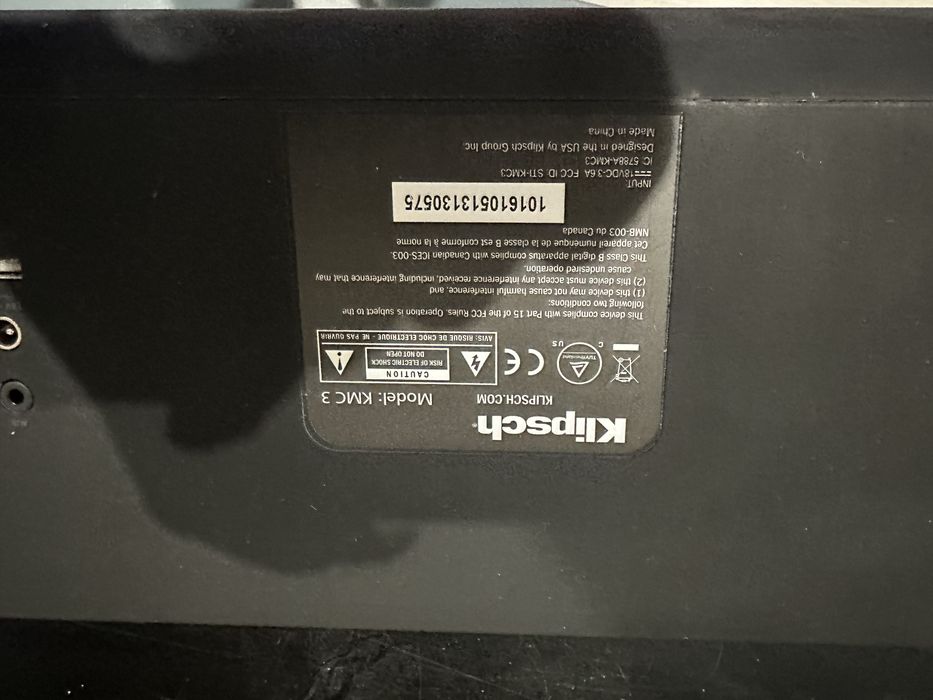 Акустична колонка hi-fi класу Klipsch kmc 3