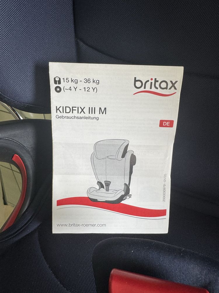 Fotelik Britax Römer 15-36 kg Kidfix III M