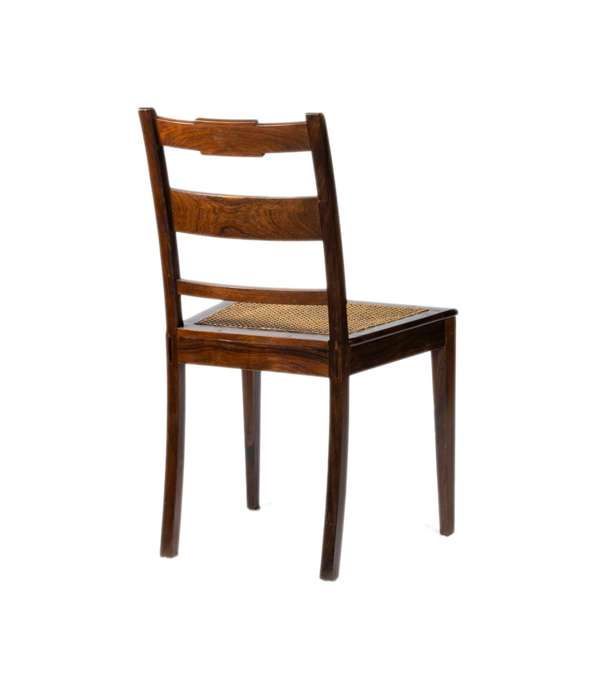 Conjunto cadeiras pau santo palhinha | Dona Maria